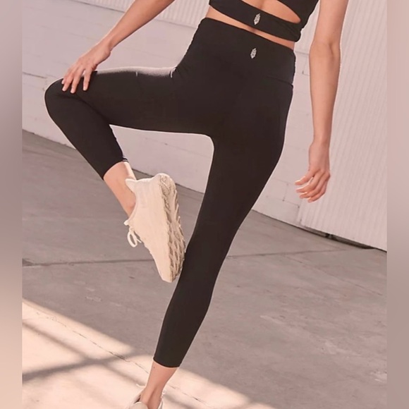 Free People Pants - Free People High-Rise Ankle Breathe Deeper Leggings